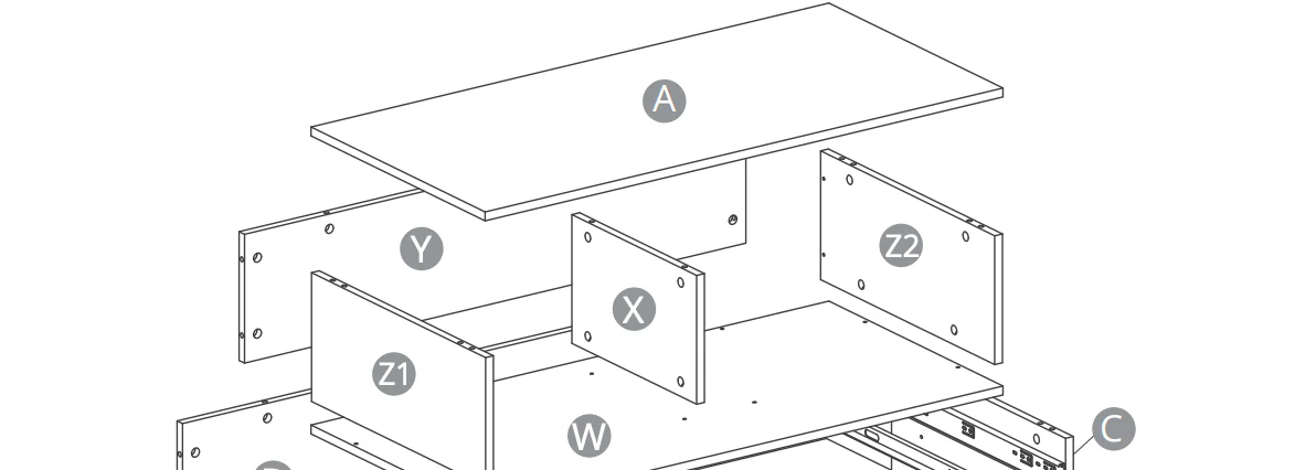 V Side Cabinet-Tall High Rise(for your previous order) - Image 2