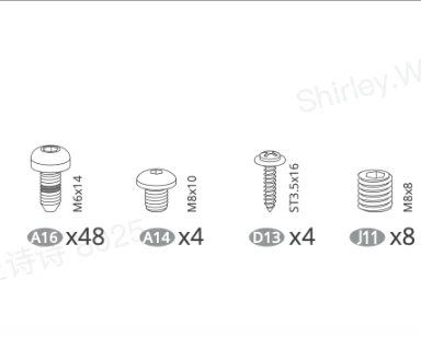 V0.5 L desk screw packages-white（for after sales only） - Image 3