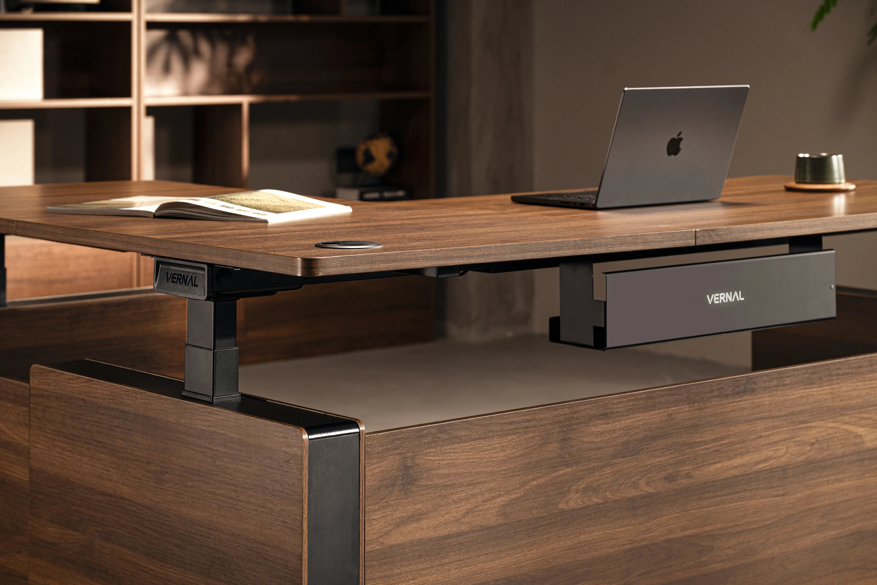 Vernal L-shaped Executive Standing Desks - Image 12