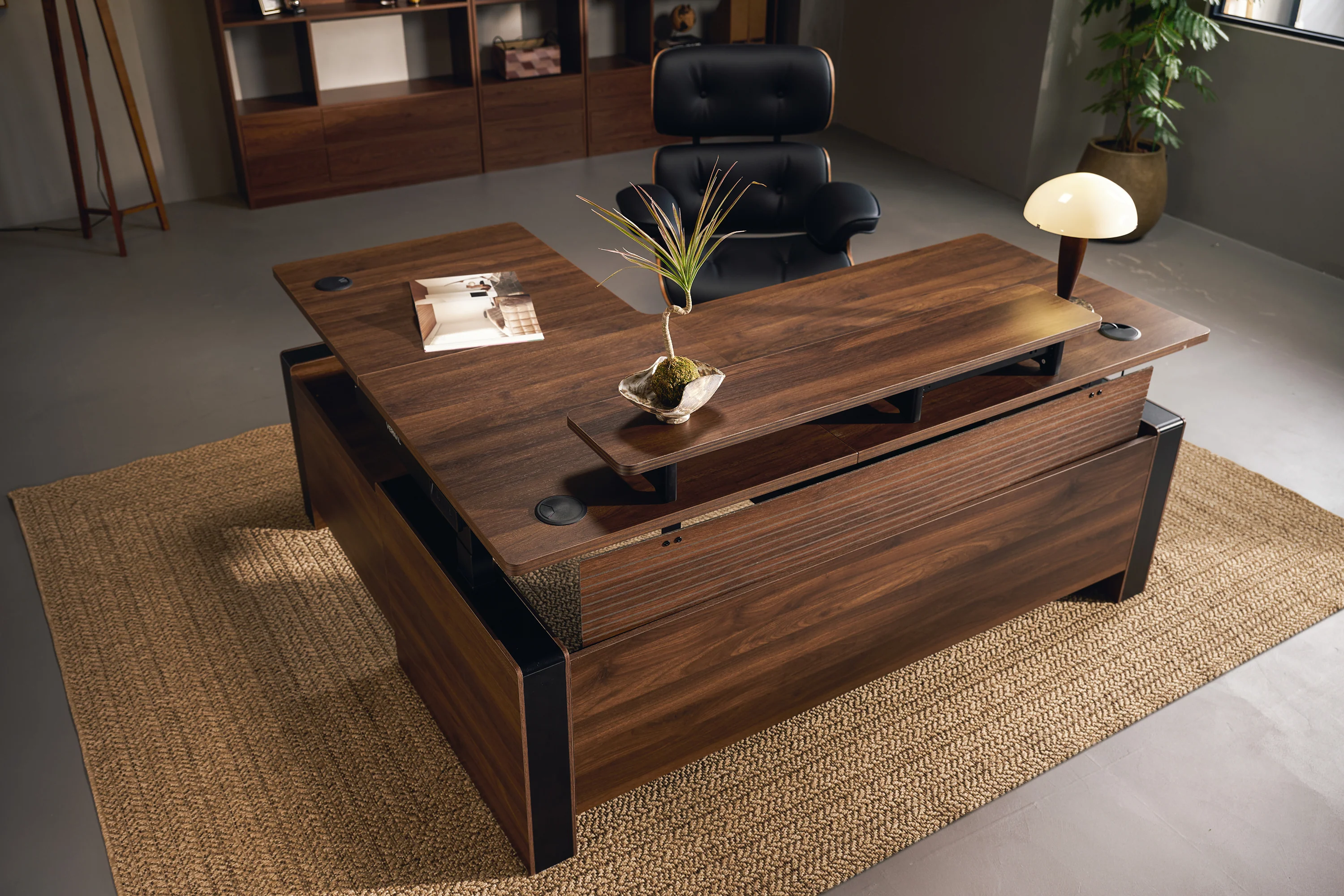 Vernal L-shaped Executive Standing Desks - Image 8